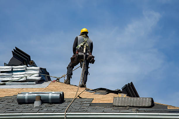 Professional Roof Replacement technician working in Linwood, PA